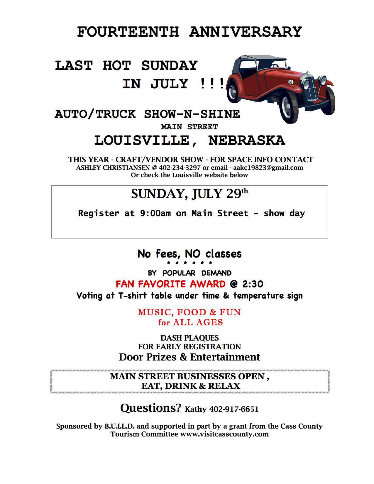 2018 LHS in July flyer