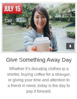 give away day