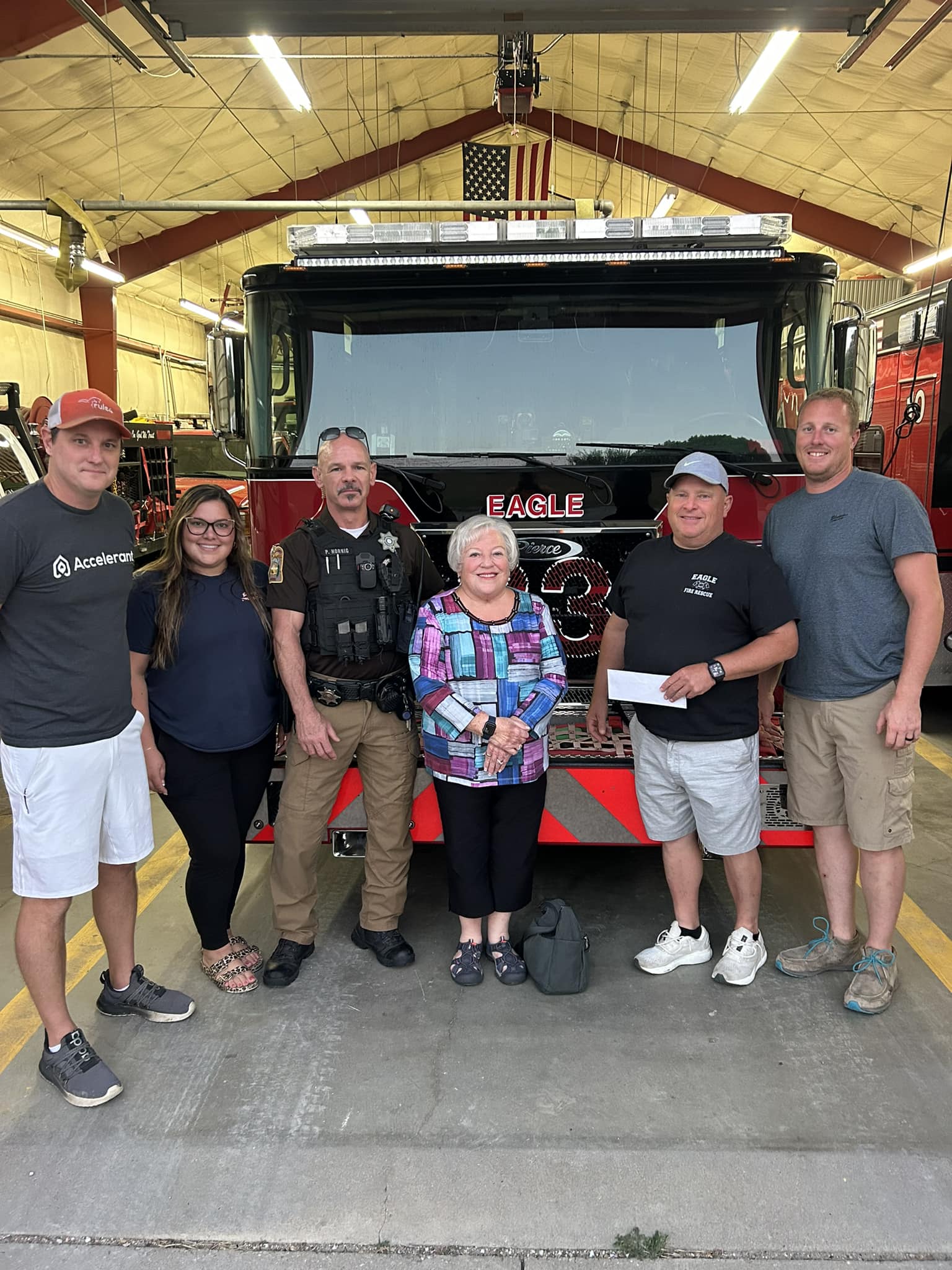 Eagle VFD donation