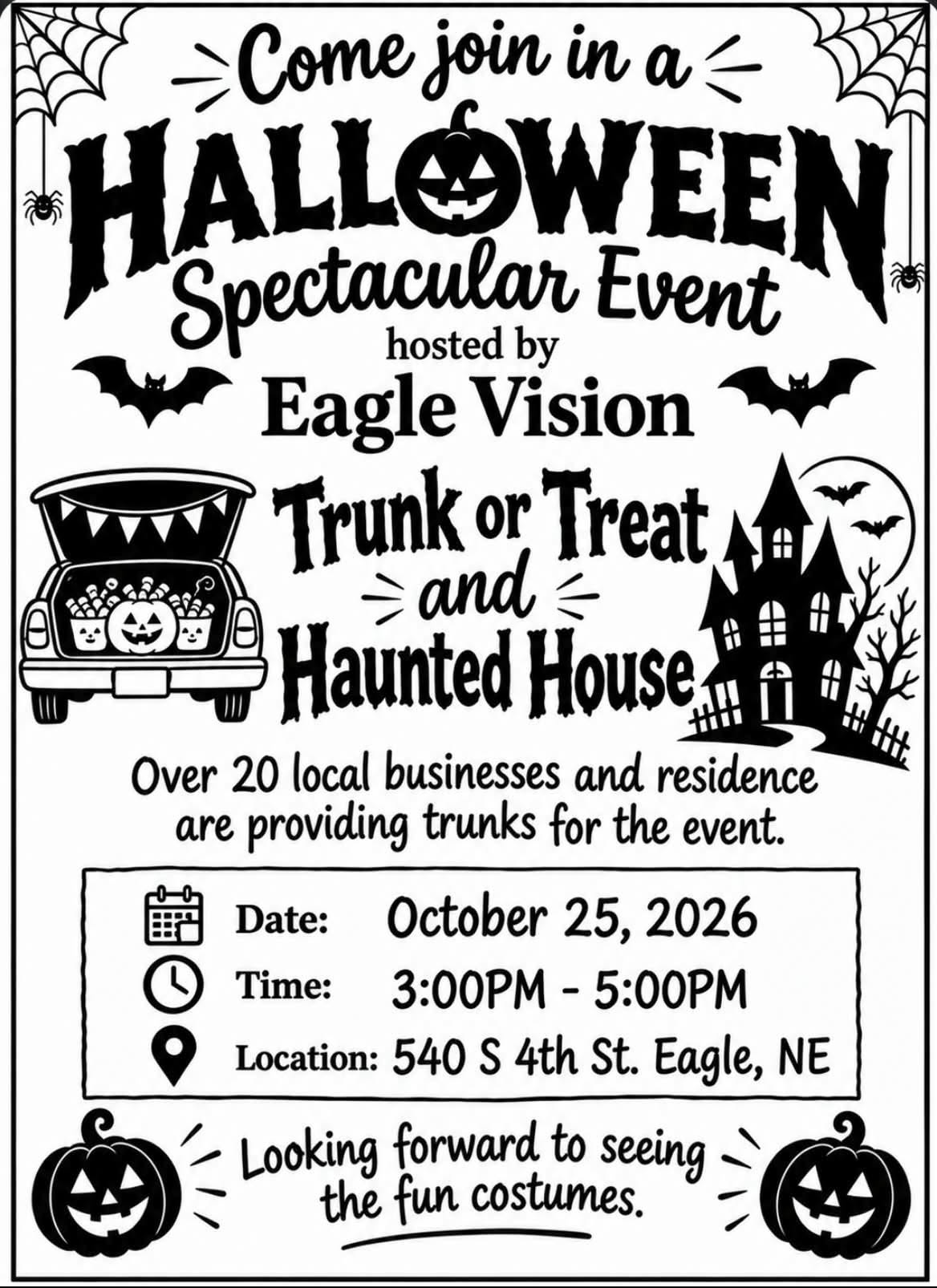 Eagle trunk or treat 2026