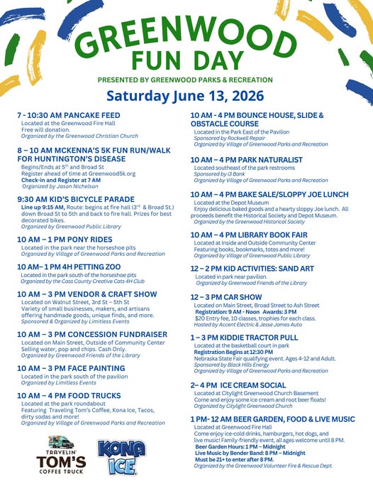 greenwood fun day 2026