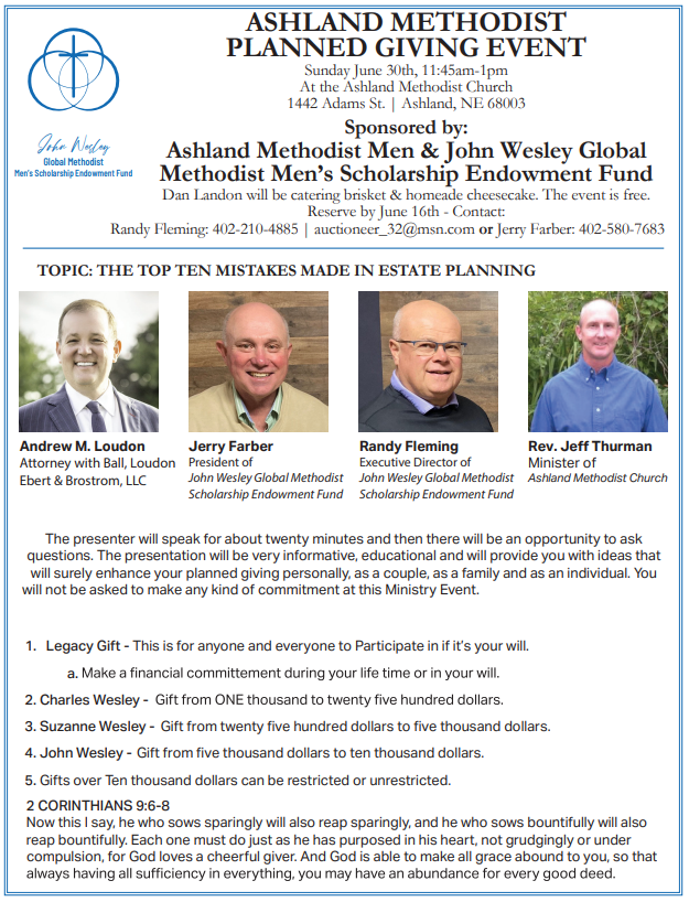 Ashland UMC meeting