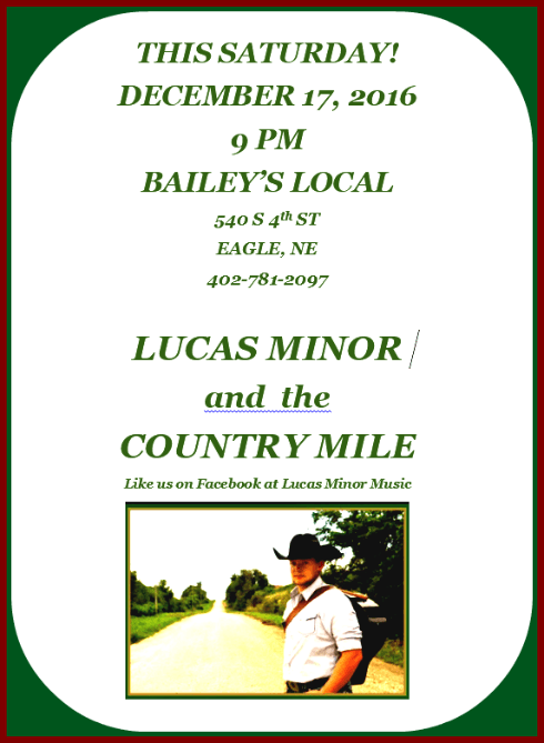 2016 12 14 EGL Lucas Minor the Country Mile