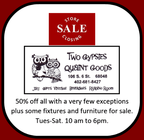 2017 08 02 TWO GYPSIES going out of business