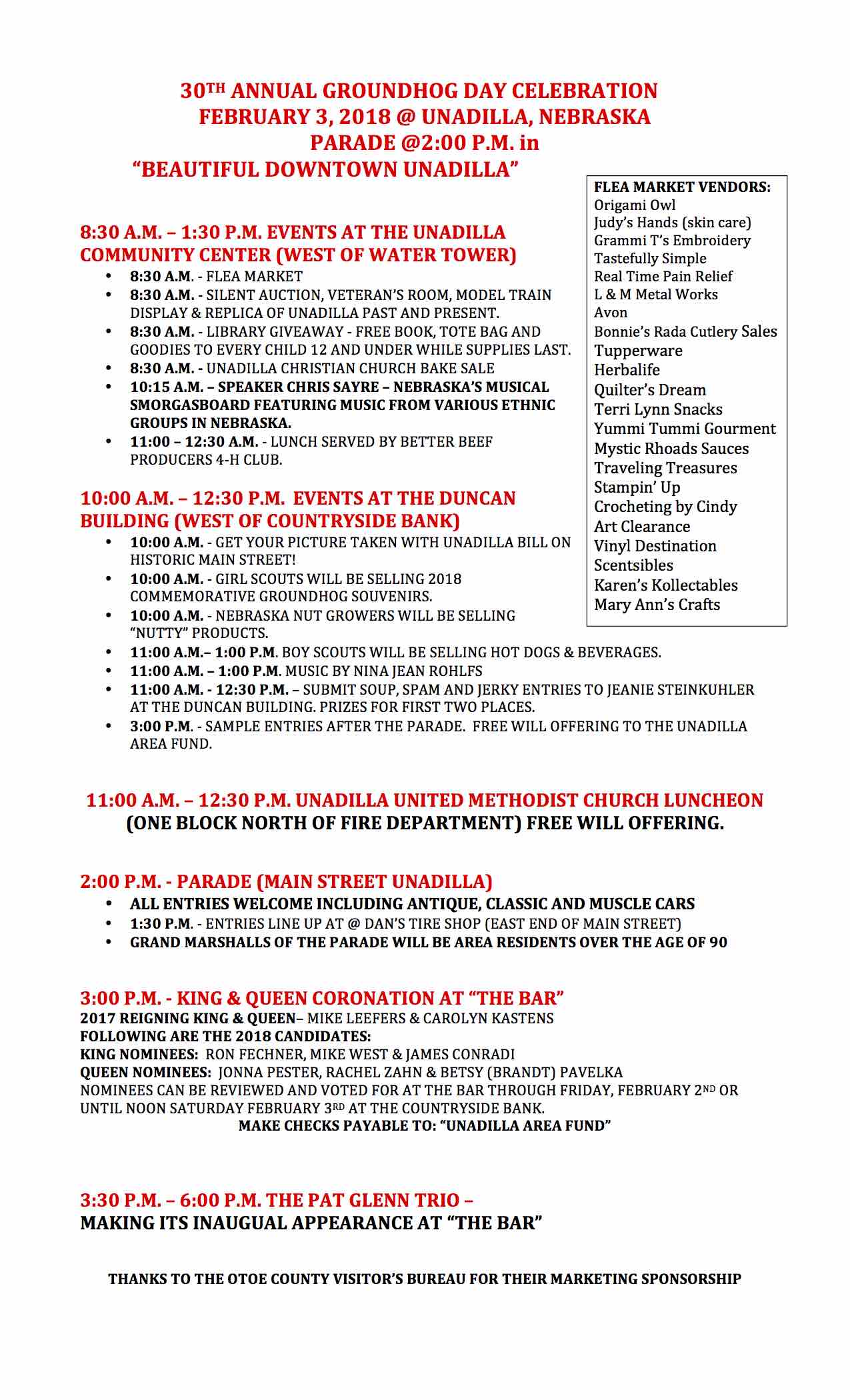 2018 GROUNDHOG FLYER