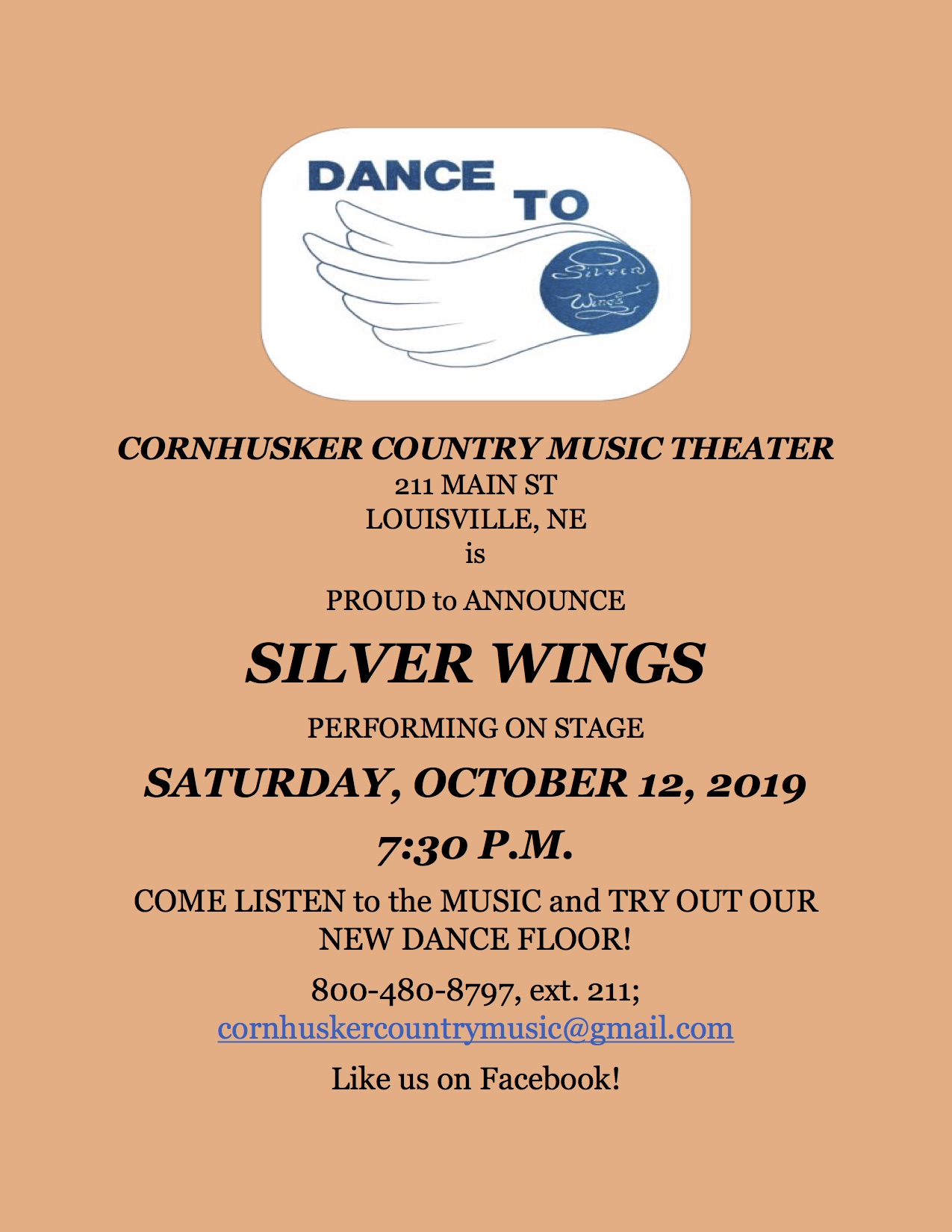 2019 10 09 CCMT Silver Wings flyer