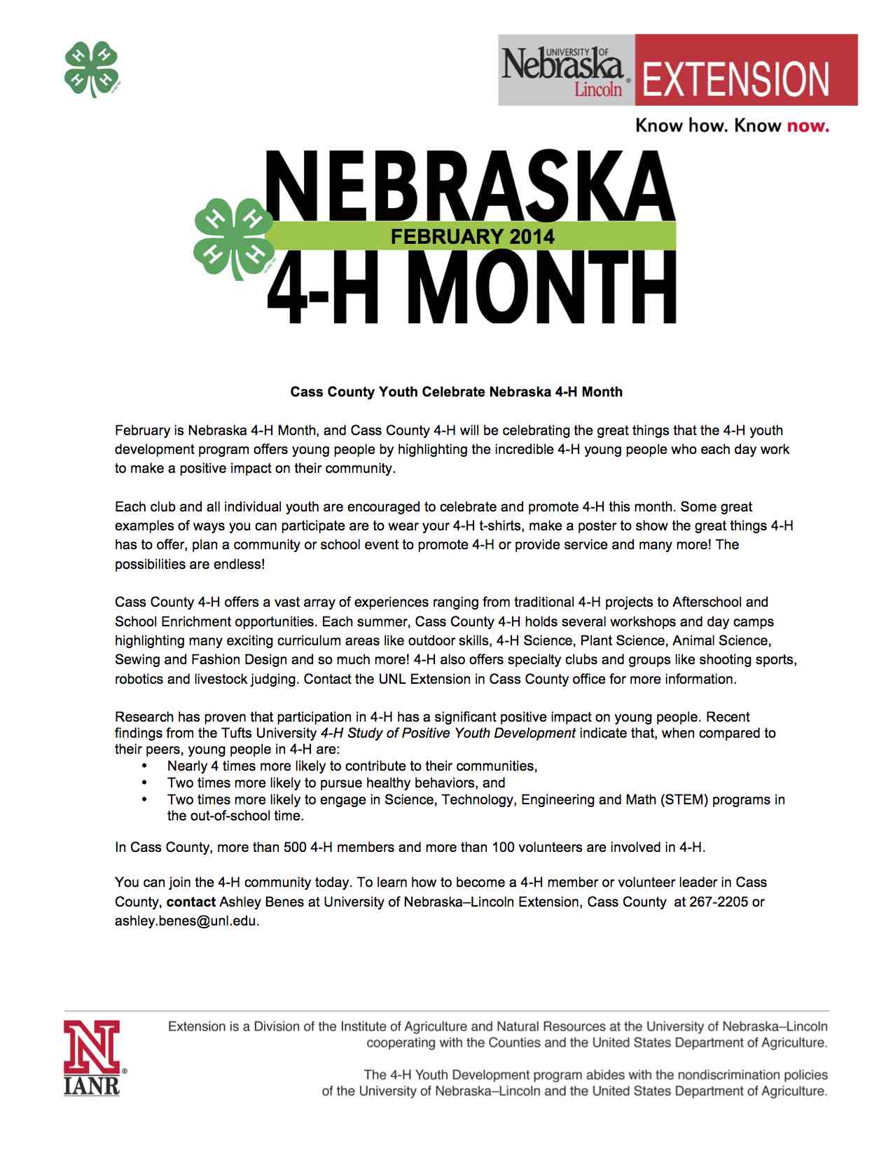 4HMonth14 newsrelease