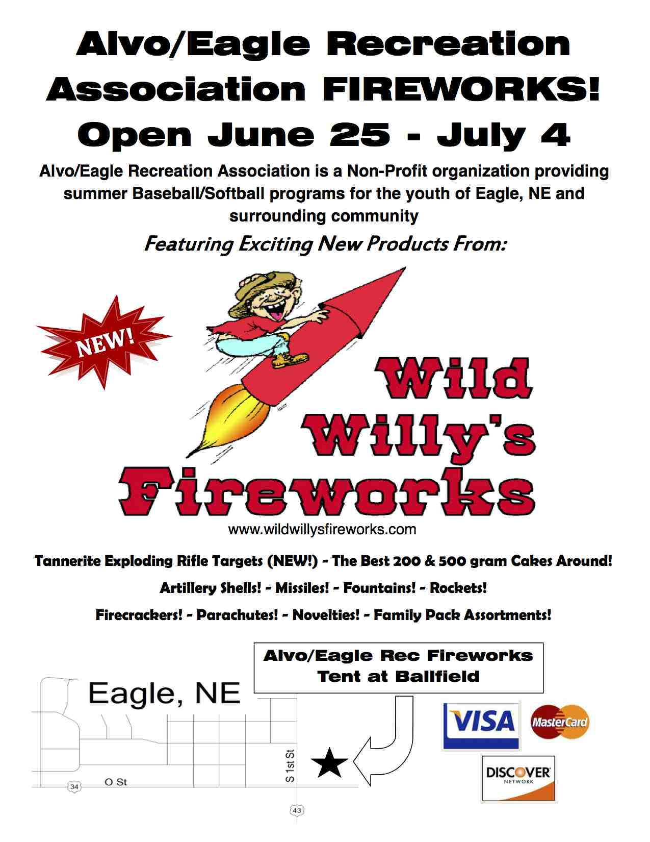 A-E Fireworks Flyer 2014