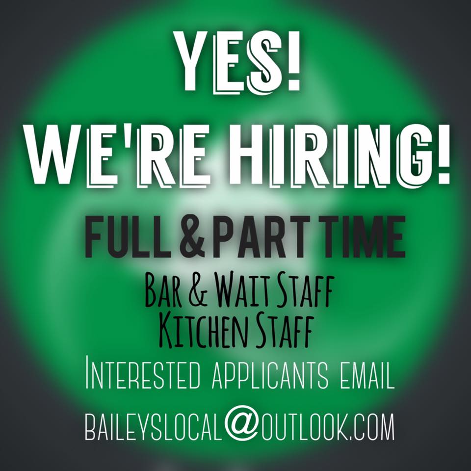 Baileys hiring