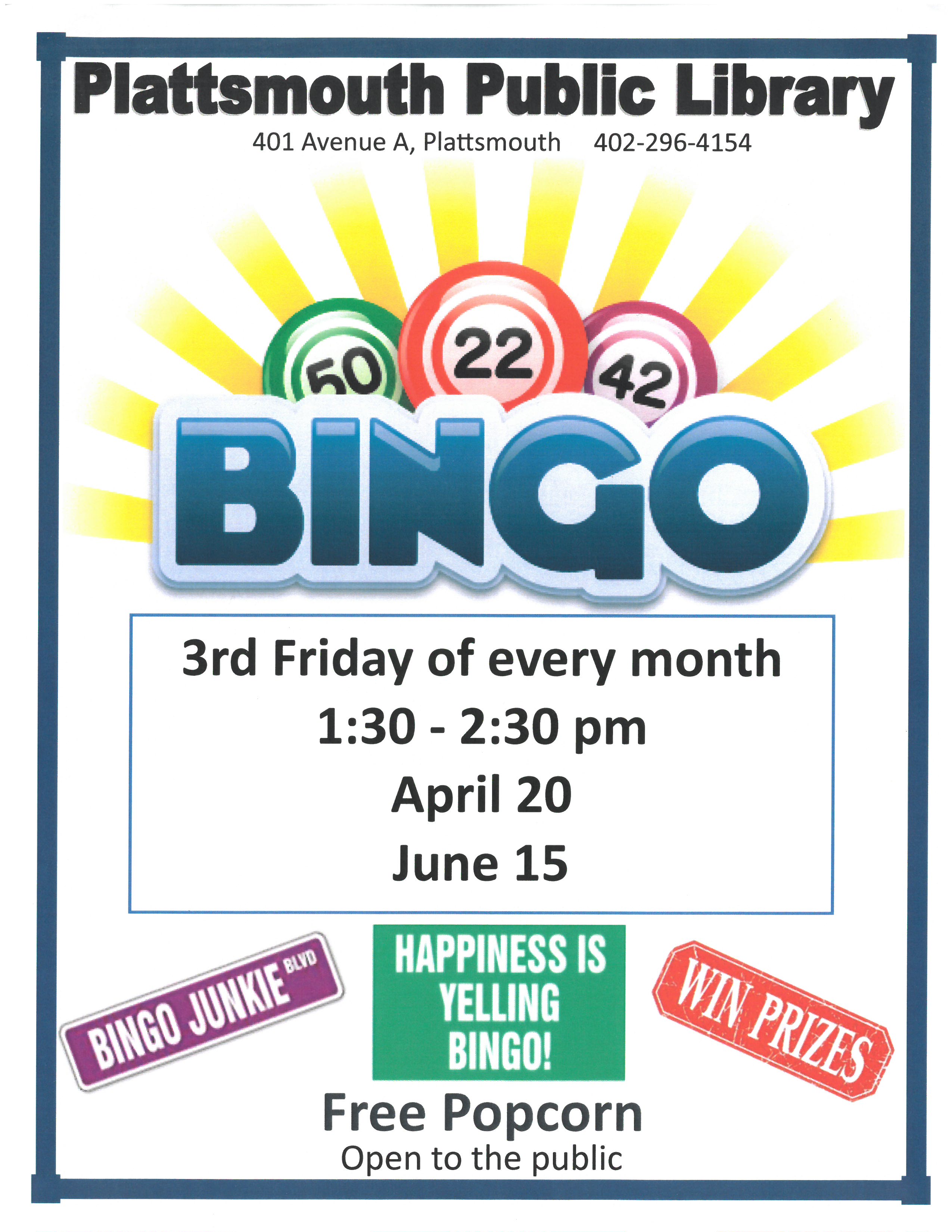 Bingo April June