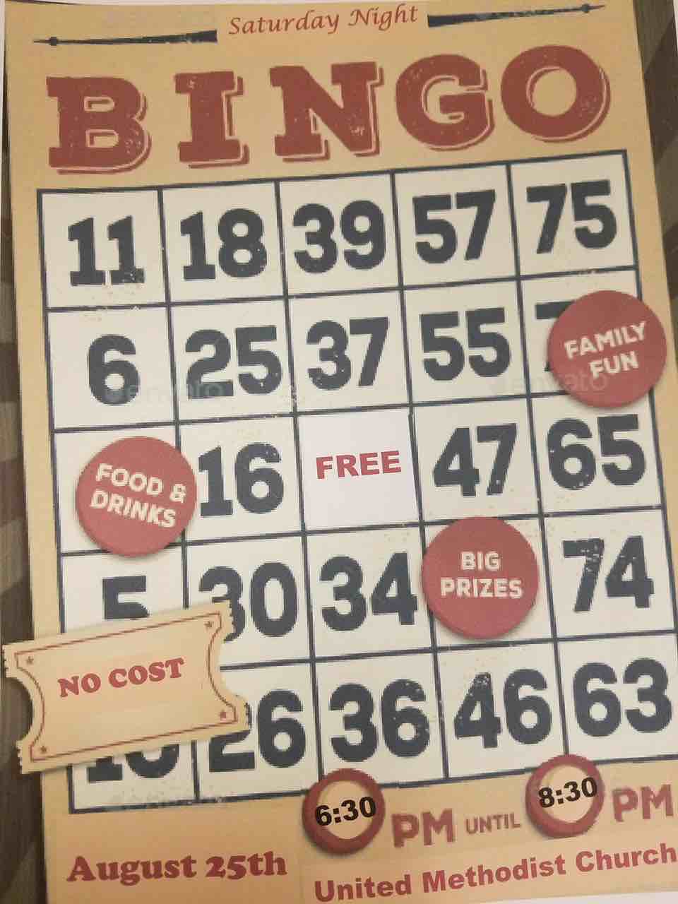 Bingo Night August