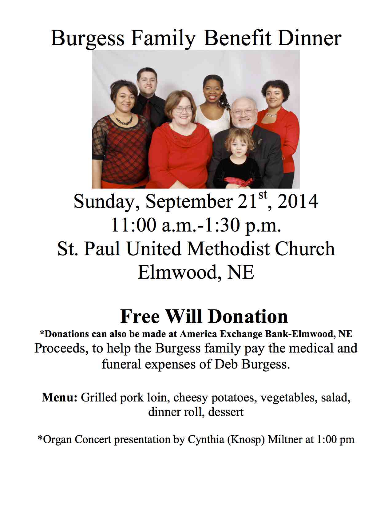 Burgess Family Benefit Dinner1