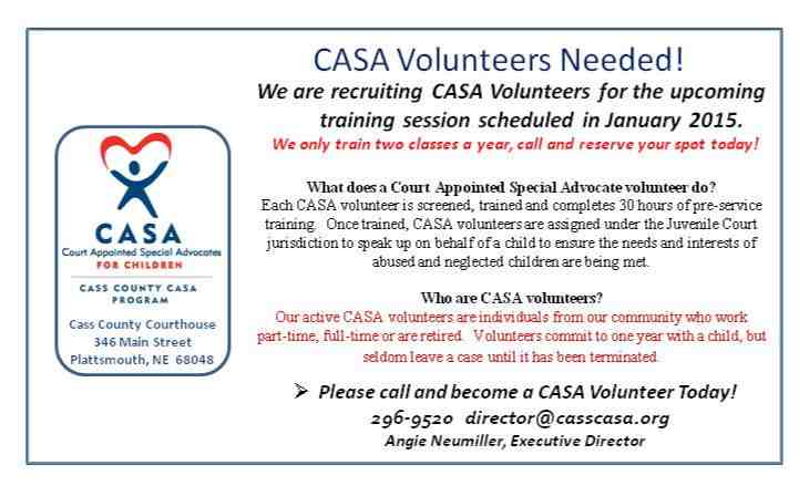 CASA classes January 2015