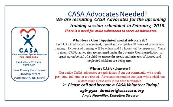 CASA training for Feb 2016 Flyer