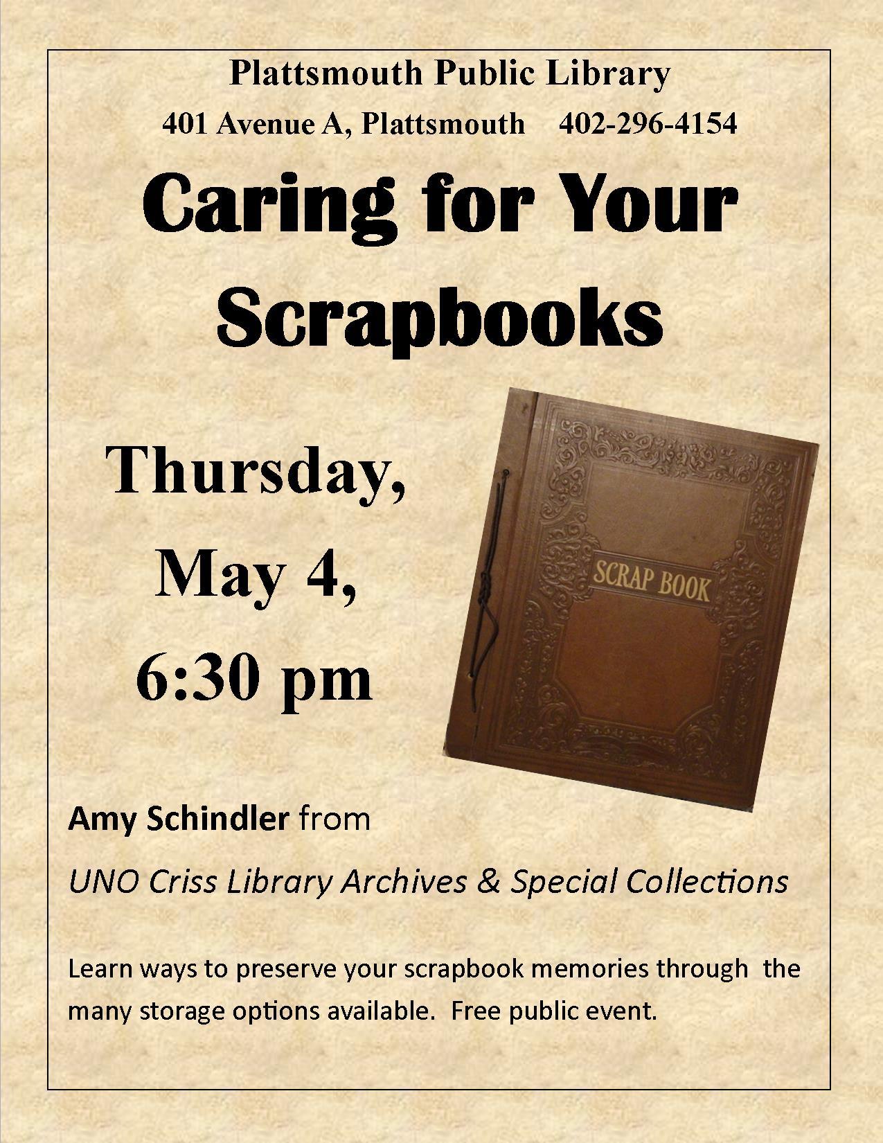 Caring for Your Scrapbooks