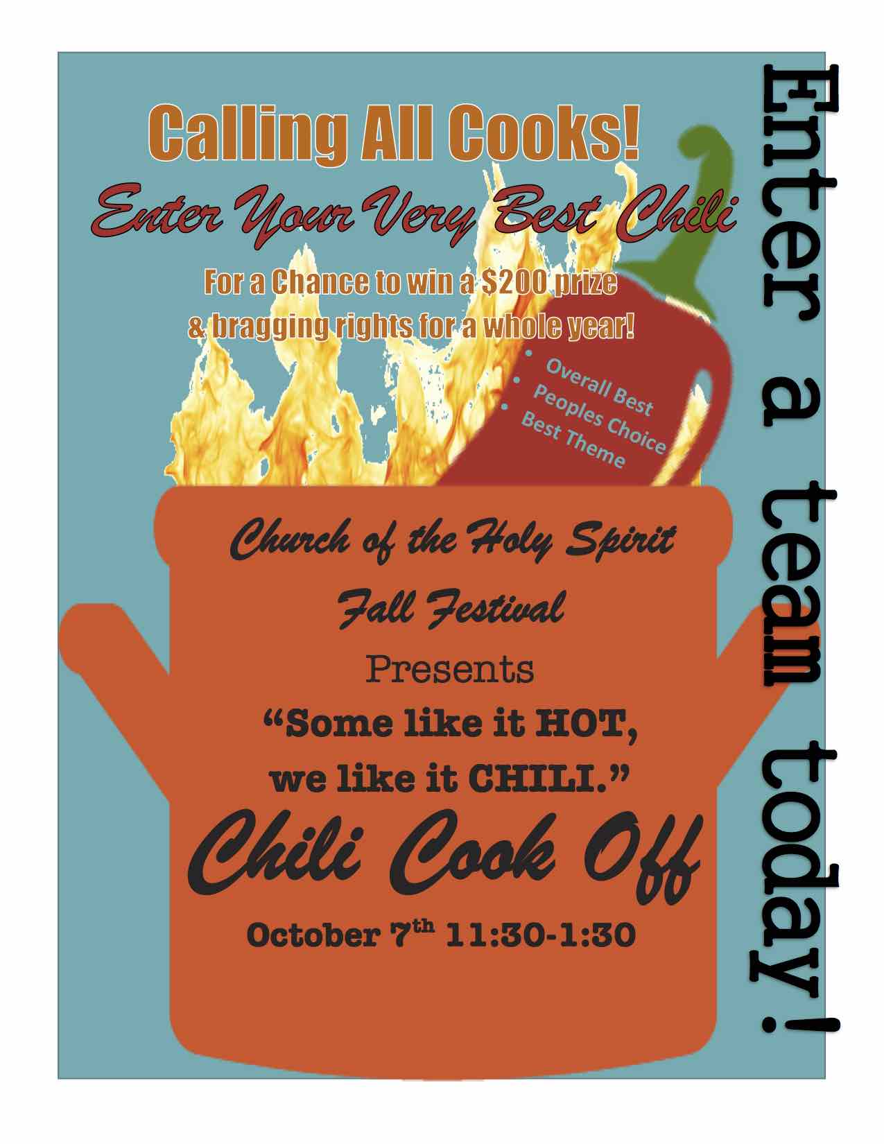 Chili Cookers Registration Form