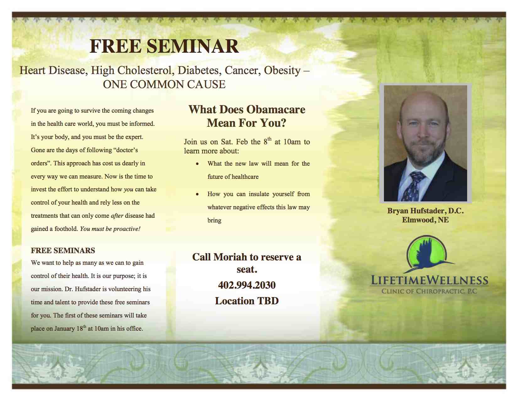 Free Seminars Obamacare