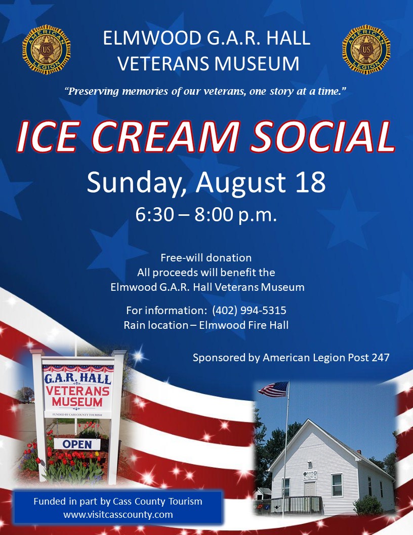 Ice Cream Social flyer 2019