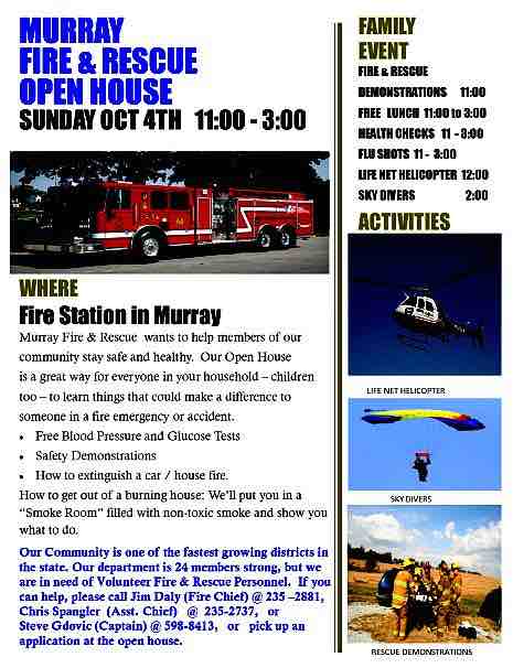MRY FD open house 2015