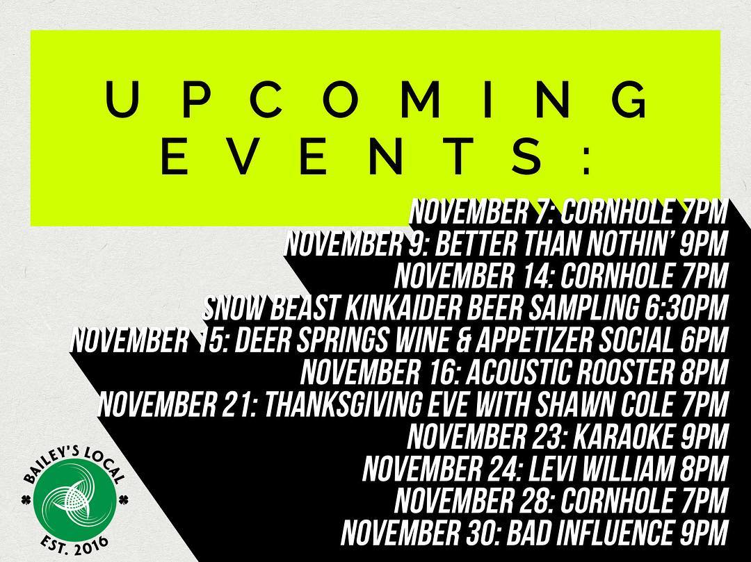November Events