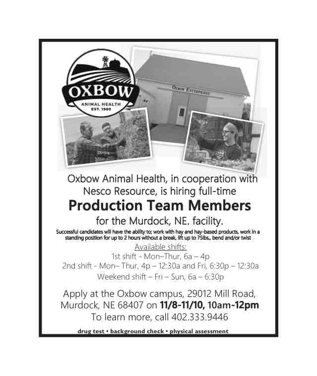 Oxbow EmploymentOpp Production