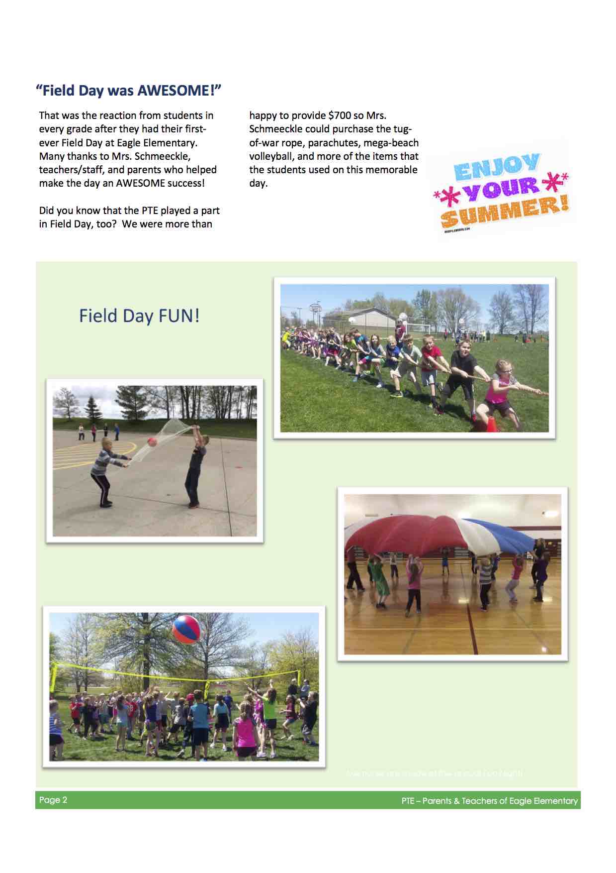 PTE Newsletter May 2016 2