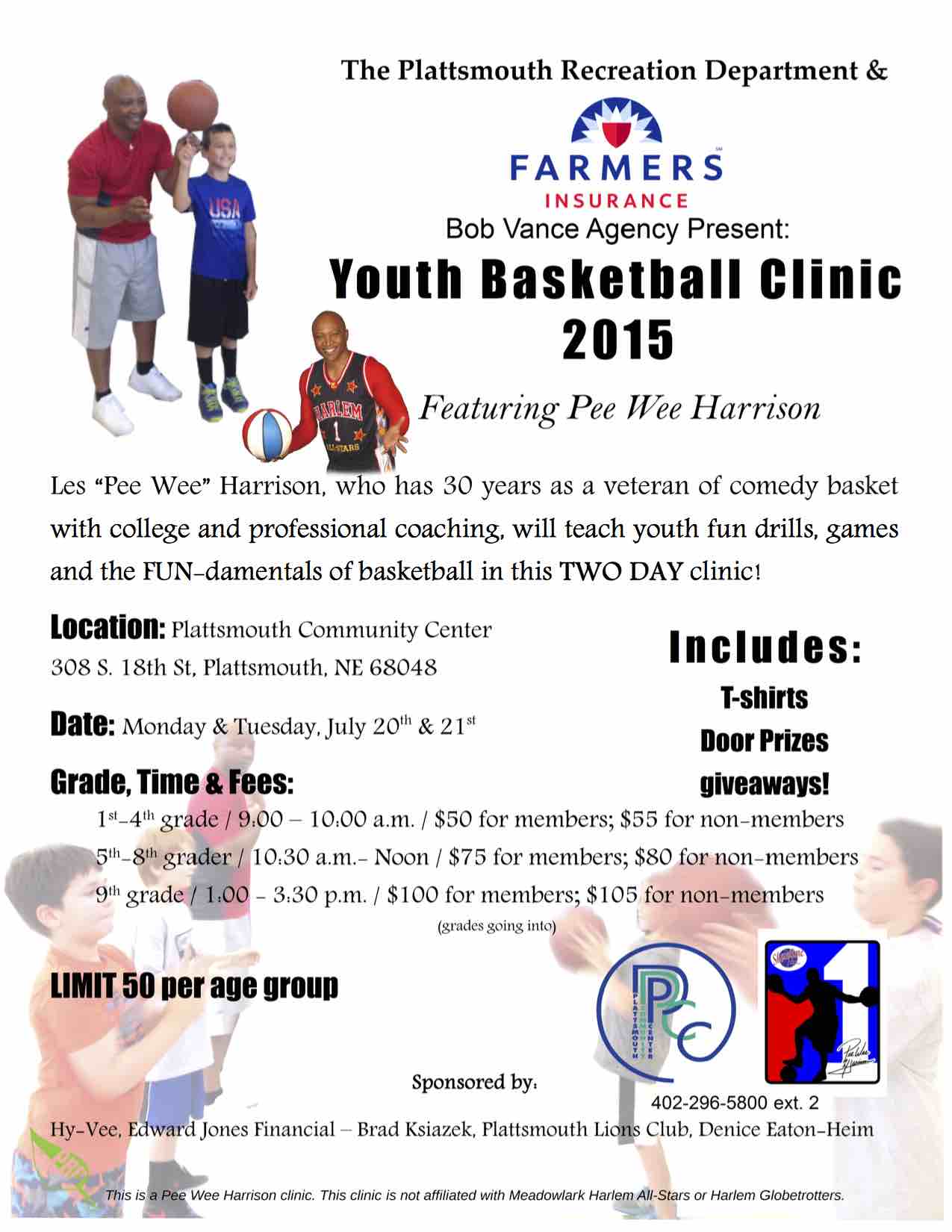 Pee Harrsion Clinic Flyer 2015