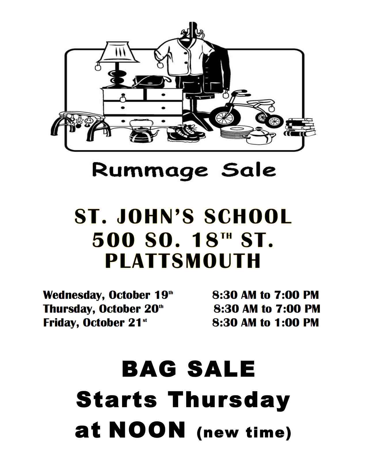 Rummage Sale Flyer