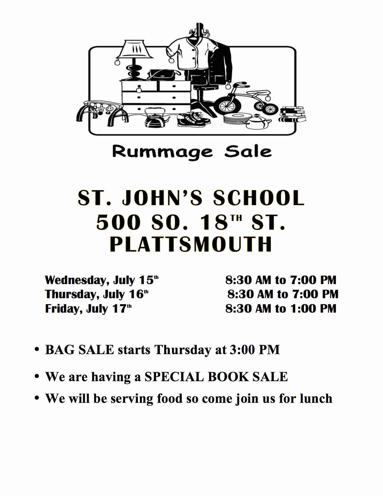 Rummage Sale Flyer 