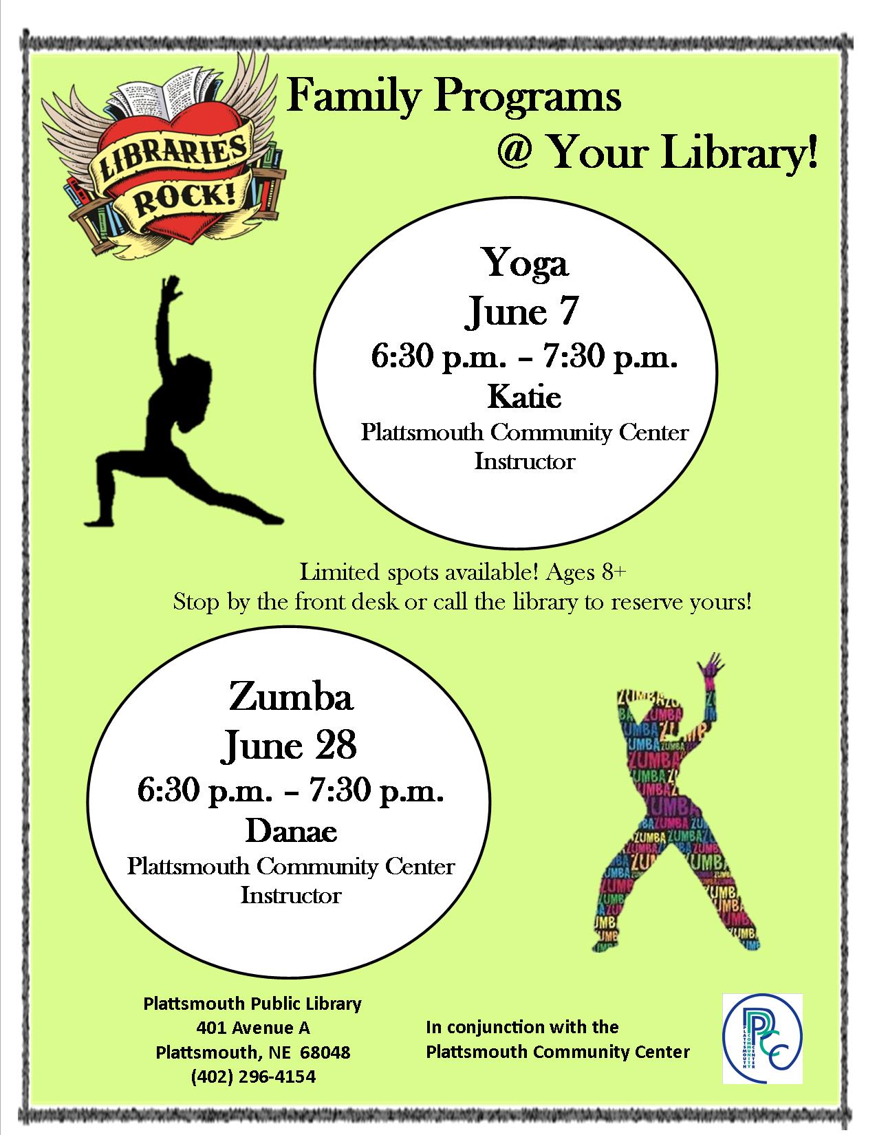 SRP Family Yoga Zumba