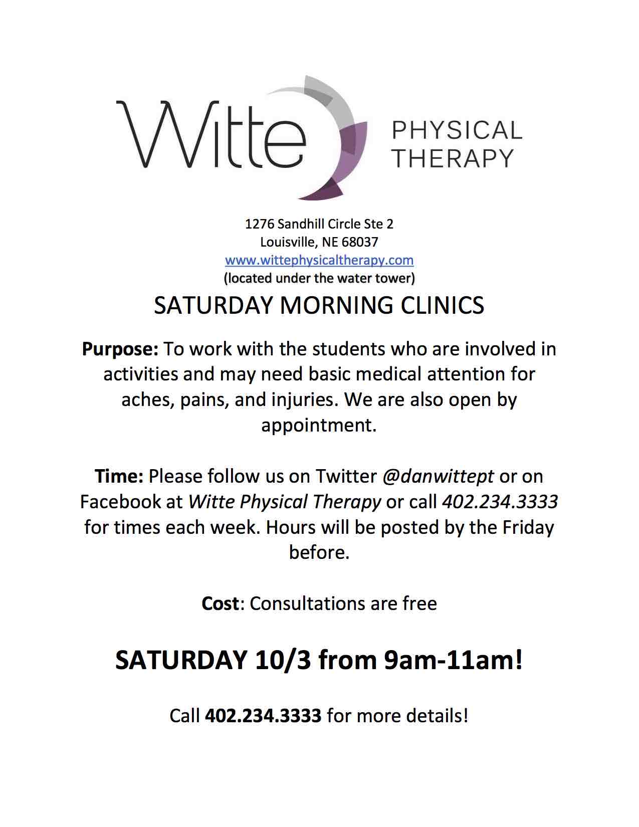 Saturday Morning Clinics 4