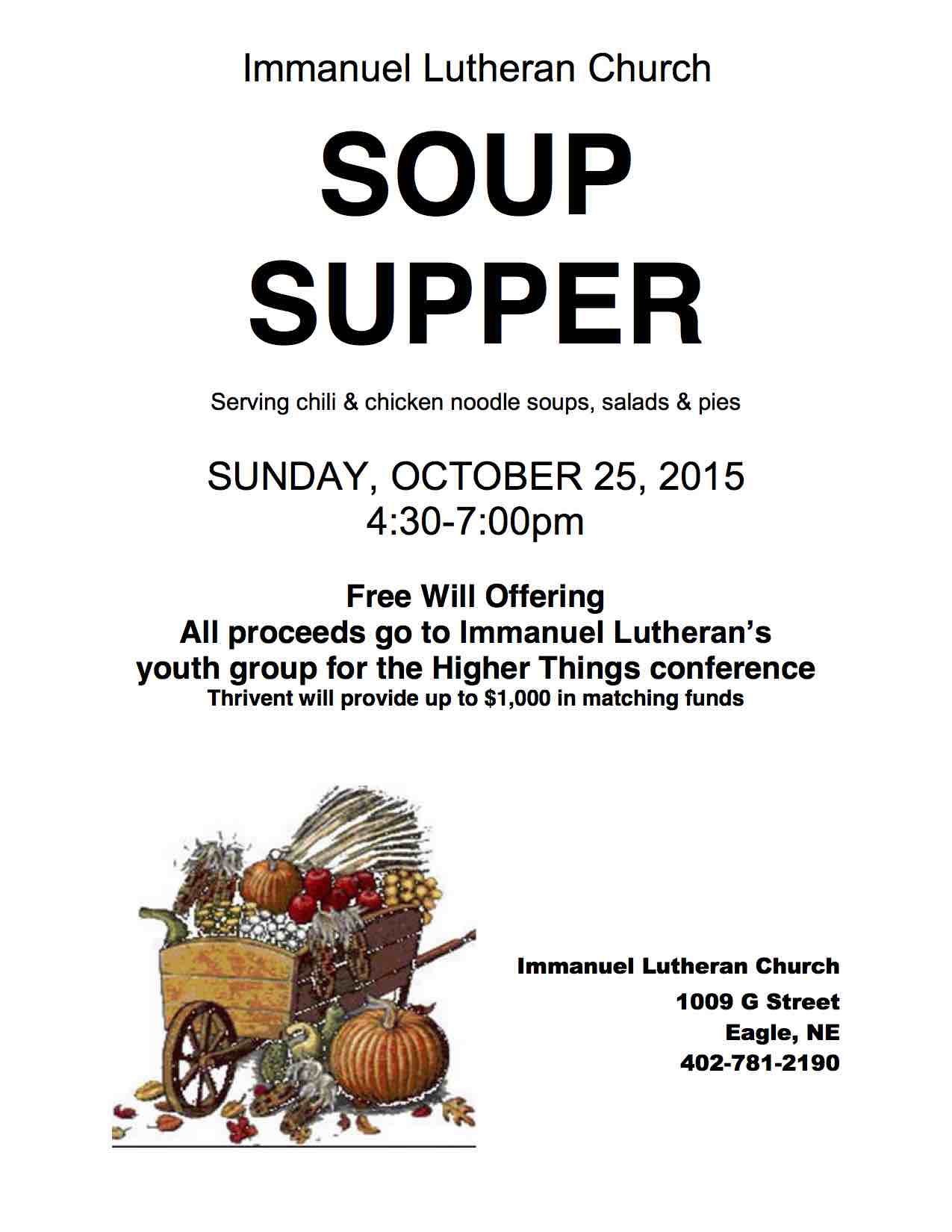 Soup Supper Flyer 2015