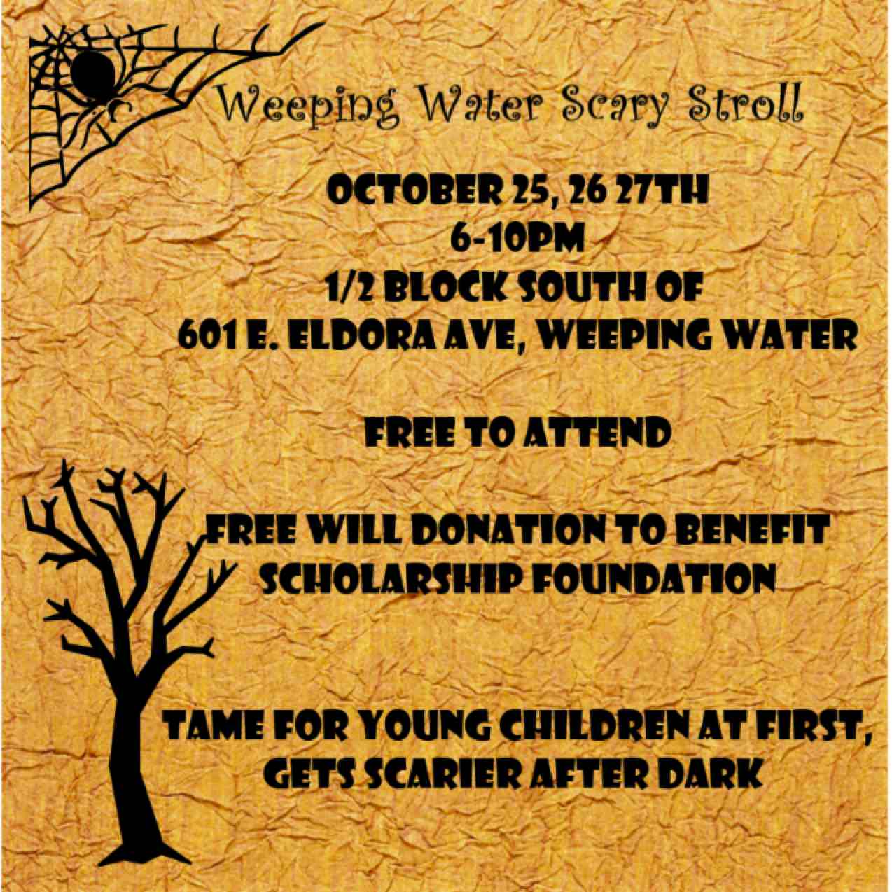 WW Scary Stroll 2013 square flyer