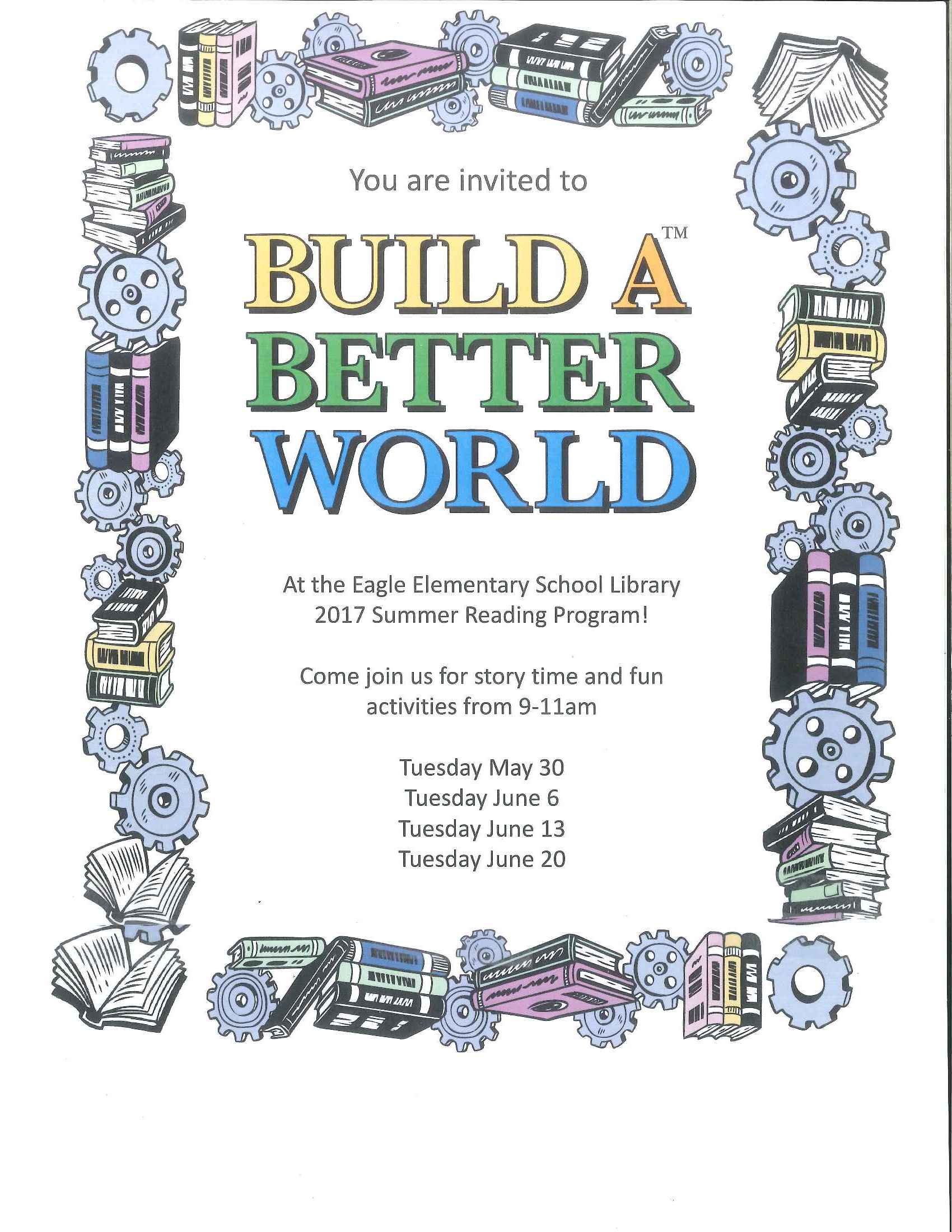 Summer Library flyer