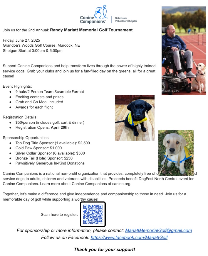 Murdock golf fundraiser